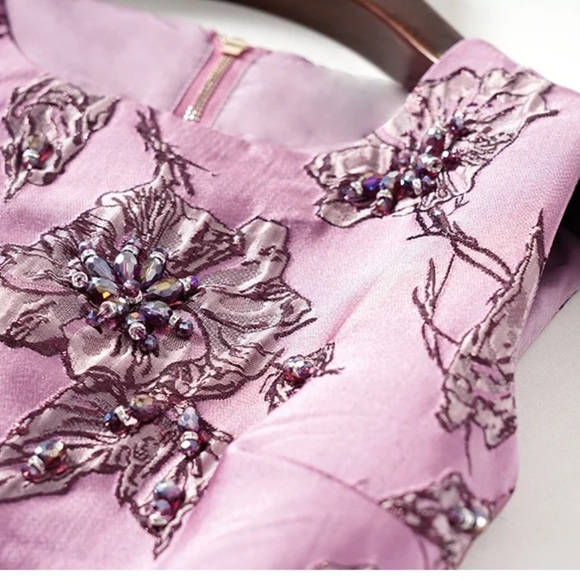 Embellished Satin Dress The Vivvy - Picture 13 of 14